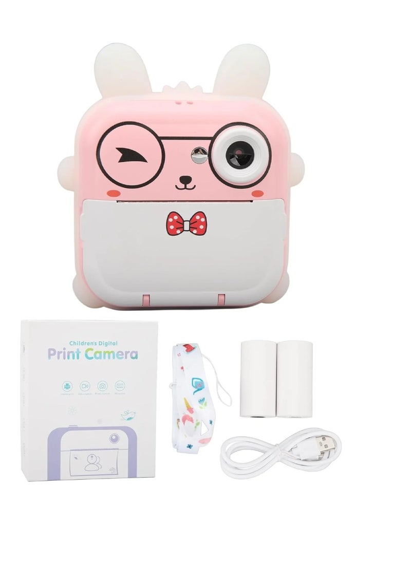 DIGI CORE Digital Camera For Kids 8MP Kids Camera With 32GB SD Card Full HD 1080P Cameras Mini Kids Camera With Instant Print Thermal Printer With 2 Thermal Rolls 2.4Inch Eye Protect Screen Selfie Camera  - Image 3