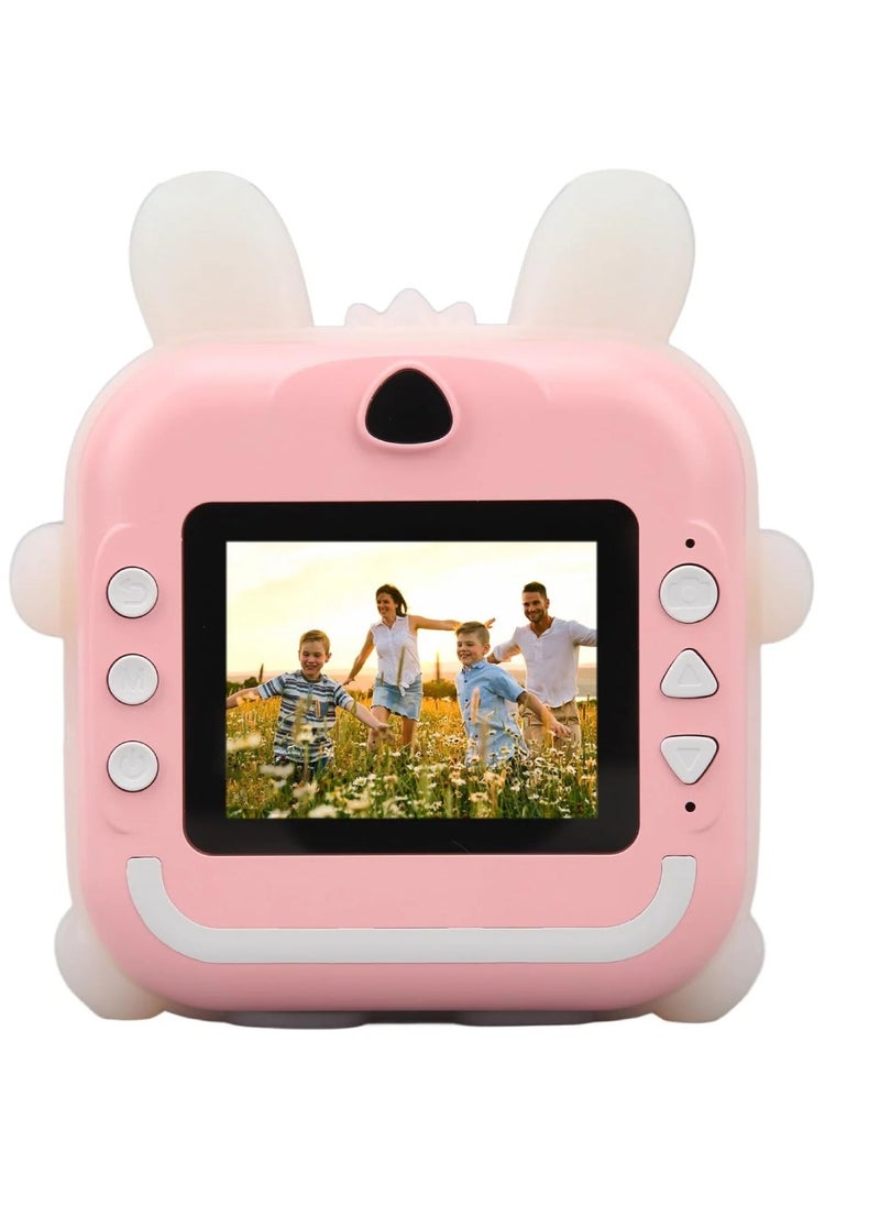 DIGI CORE Digital Camera For Kids 8MP Kids Camera With 32GB SD Card Full HD 1080P Cameras Mini Kids Camera With Instant Print Thermal Printer With 2 Thermal Rolls 2.4Inch Eye Protect Screen Selfie Camera  - Image 5