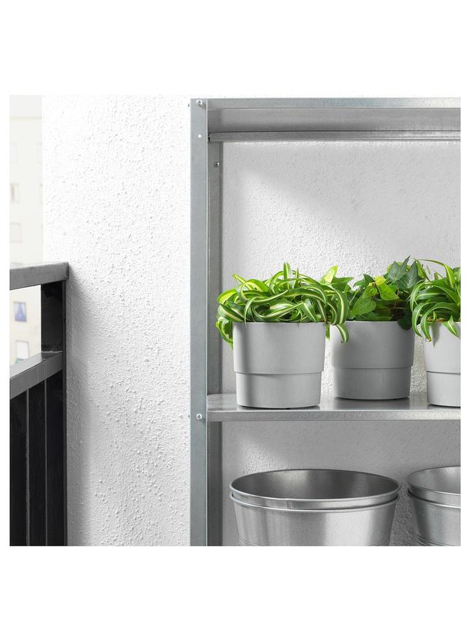 إيروريكس وعاء نباتات، للاستخدام الداخلي/الخارجي، رمادي، 12 سم - Image 4