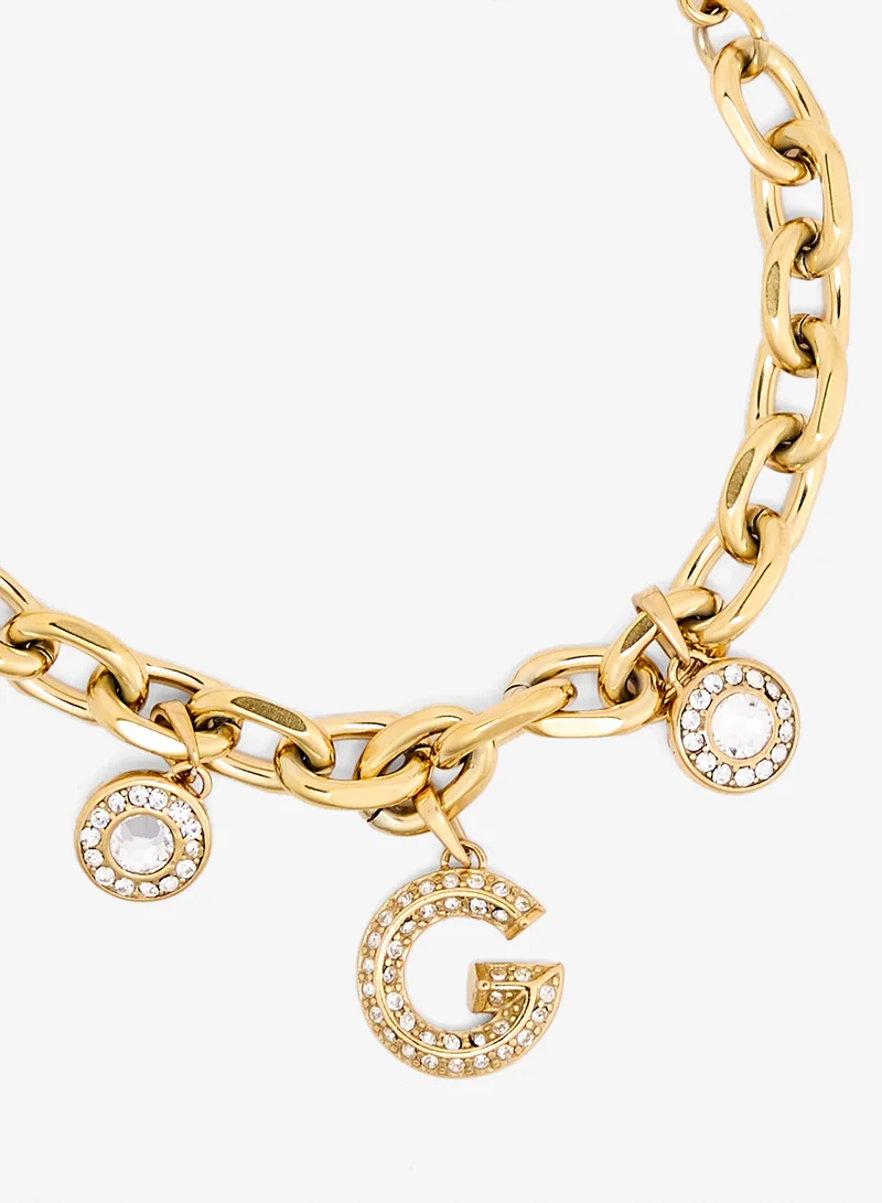 GUESS G Crystal Logo Bracelet