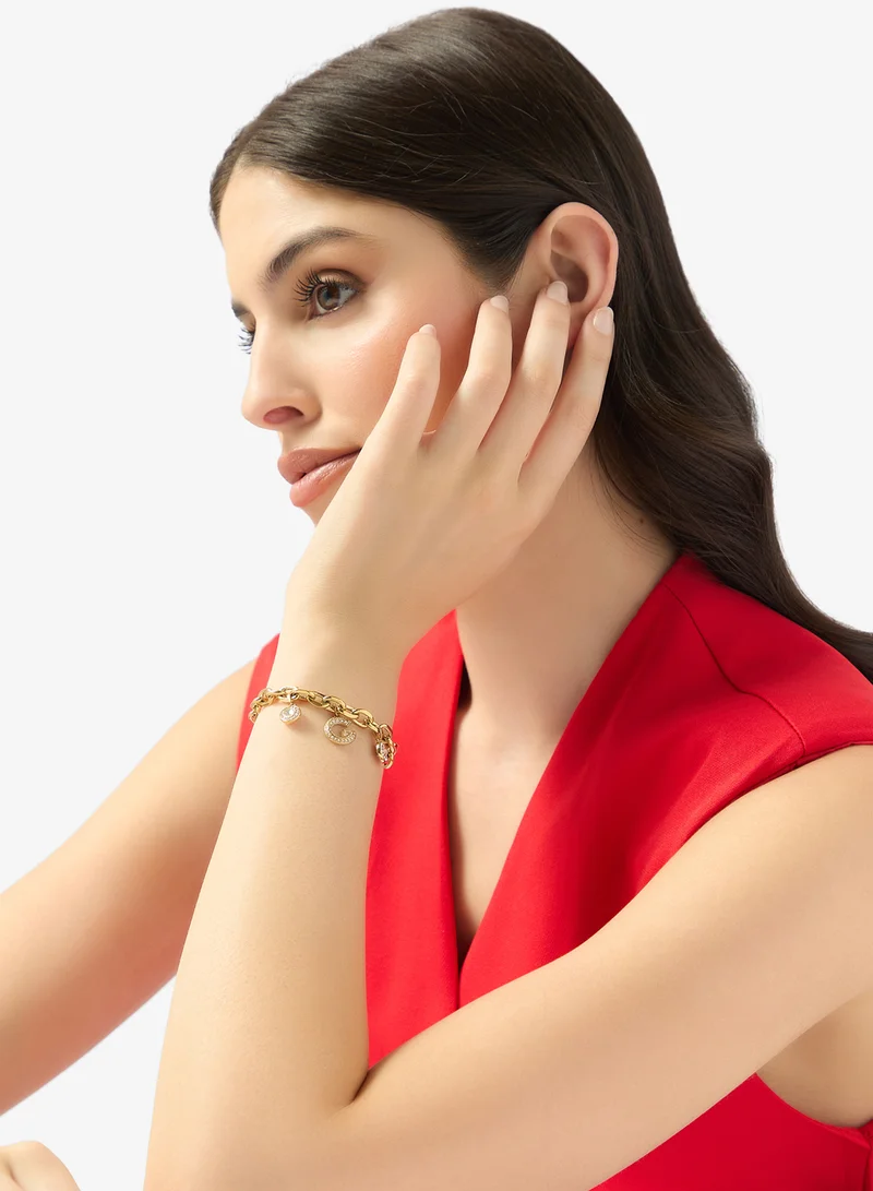 GUESS G Crystal Logo Bracelet