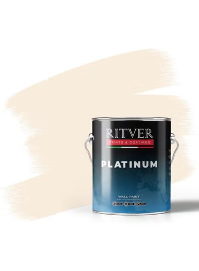 Ritver Silk Emulsion Paint for Home Decor, Premium Interior Wall Paint for Smooth Finish & Modern Wall Decor, Premium Low Odor Home Wall Paint - Calm Cream