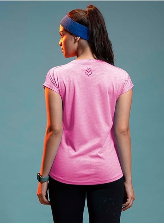 Lyra Women's Yoga Shirt | Pink | Color Shade May Vary  - Image 2