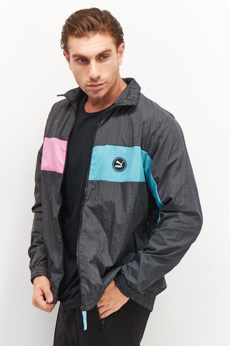 PUMA Men Sportswear Fit Long Sleeve Outdoor Jacket, Black Combo - Image 3