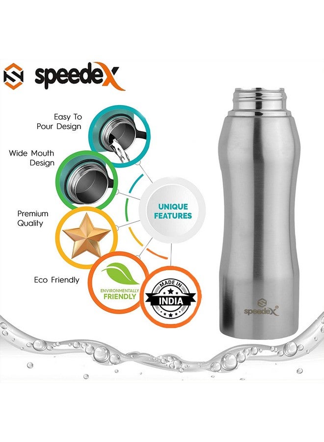 Speedex Set of 3 Combo Stainless Steel Water Bottle 1 Ltr For School, Gym, Office Bottles 1 Litre for Boys, Girls, Men, Women, Kids, Fridge, Silver Colour - Image 5