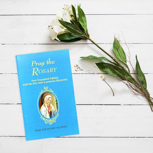 Trendzeen How To Pray The Rosary Booklet - How To Pray The Rosary Pamphlet Catholic Guide, Brown Beads Rosary, The Lord's Prayer Card - How To Pray The Rosary Prayer Book Set of 4 Items - Image 4