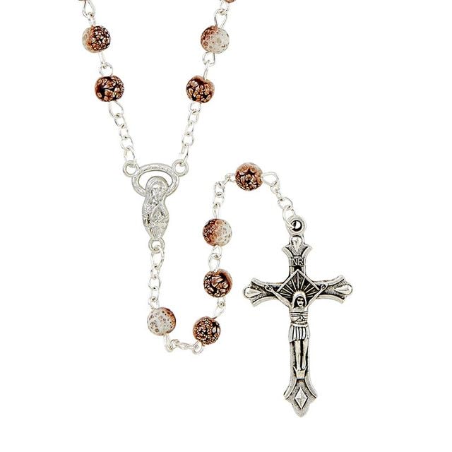 Trendzeen How To Pray The Rosary Booklet - How To Pray The Rosary Pamphlet Catholic Guide, Brown Beads Rosary, The Lord's Prayer Card - How To Pray The Rosary Prayer Book Set of 4 Items - Image 5