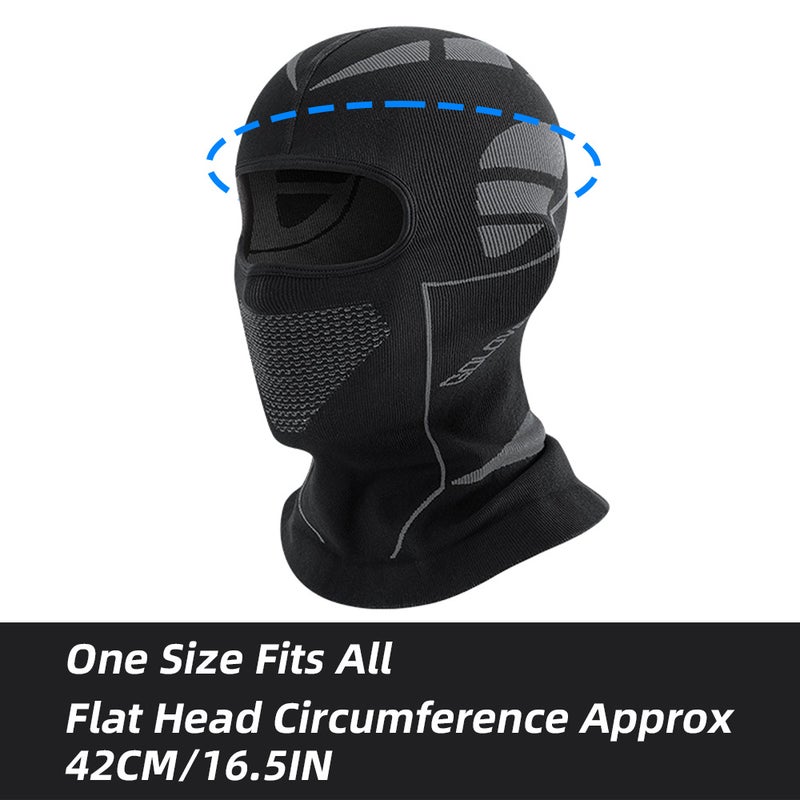 Ski Mask for Men Women Winter Warm Face Mask for Motorcycle Riding Mask Knitted Thermal Insulated with Elasticity & Nose Vent Bike Mask Sports Mask - Image 4