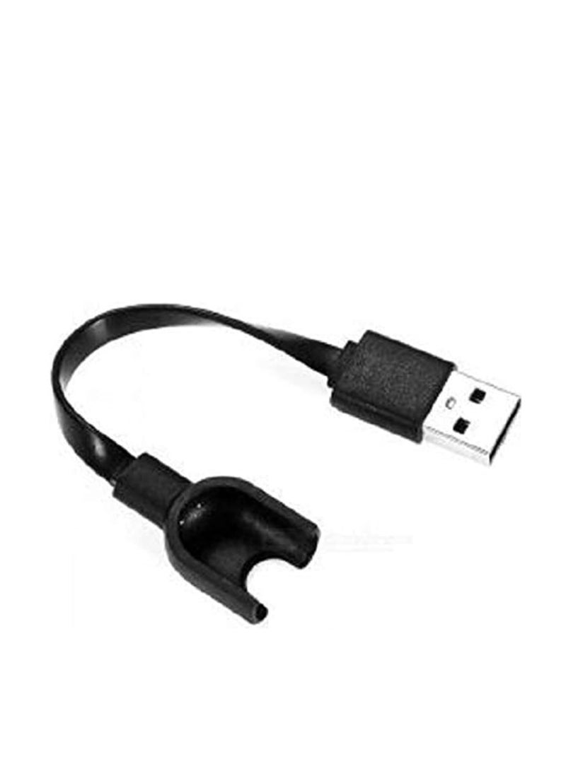 كابل شاحن Mi Band 3 - ساعات ذكية باللون الأسود