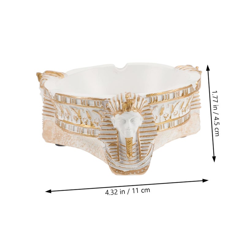 Egyptian Ashtray Decorative Ash Tray for Home Office Bar Restaurant Smooth Finish - Image 4