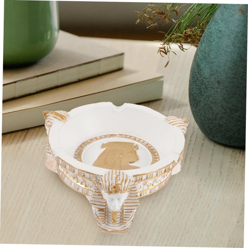 Egyptian Ashtray Decorative Ash Tray for Home Office Bar Restaurant Smooth Finish - Image 5