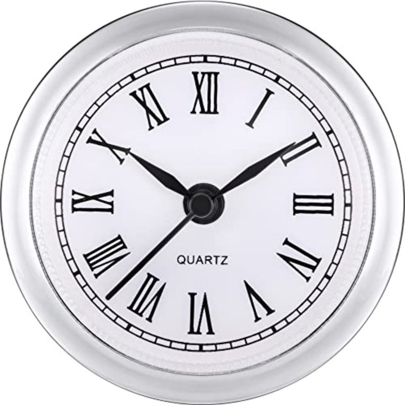 2.4 Inch 61 mm Quartz Clock Fit-up/Insert with Roman Numeral, Quartz Movement - Image 1