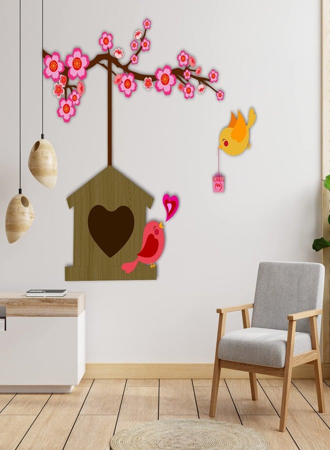 CVANU Beautiful Design Printed PVC Vinyl Wall Sticker for Decoration, Multicolour Size (61cmx90cm) Design M - Image 1