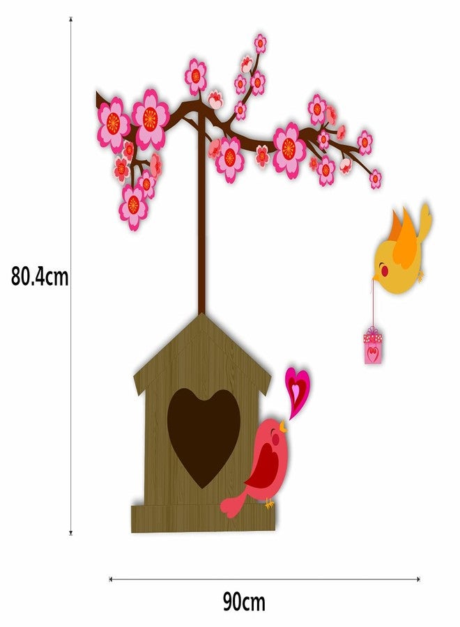 CVANU Beautiful Design Printed PVC Vinyl Wall Sticker for Decoration, Multicolour Size (61cmx90cm) Design M - Image 5