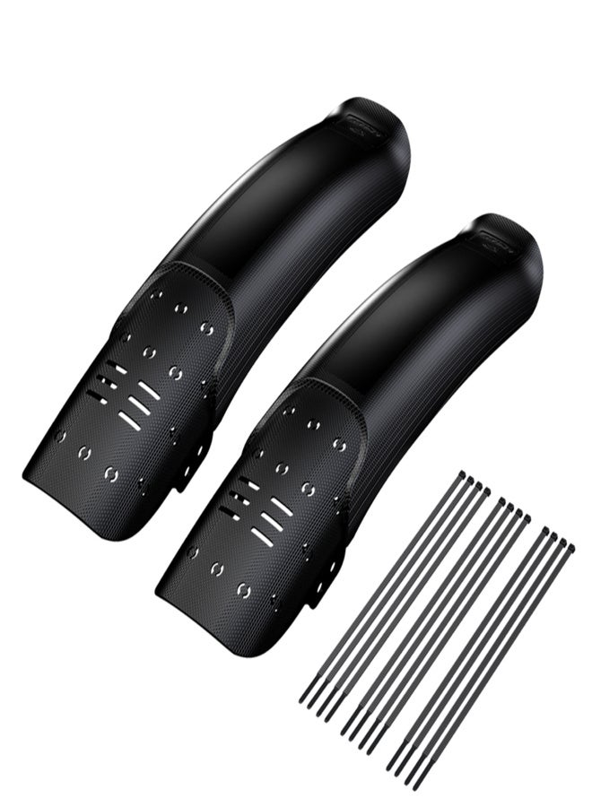 إنلي طقم واقيات الطين الأمامية والخلفية للدراجات الجبلية (قطعتان) - ملحقات دراجات جبلية - Image 1