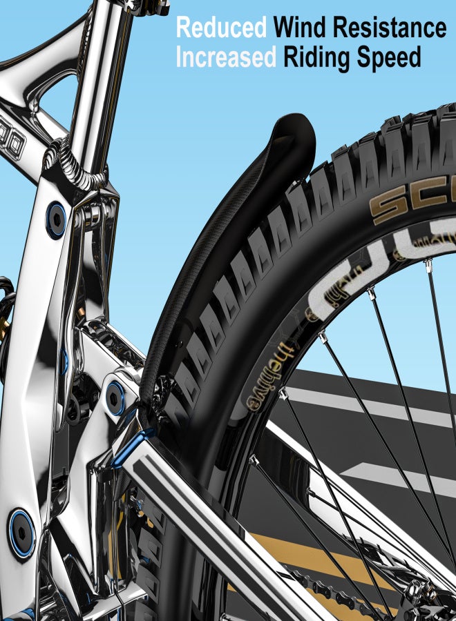 إنلي طقم واقيات الطين الأمامية والخلفية للدراجات الجبلية (قطعتان) - ملحقات دراجات جبلية - Image 5