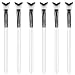 Sliverdew 6 Pcs Curved Fluffy Lash Cleaning Brushes Lash Shampoo Brushes Eyelash Extension Cleansing Brush Soft Makeup Removal Lash Brush Cleaner for Home Salon Facial Cleansing Brush - Image 2