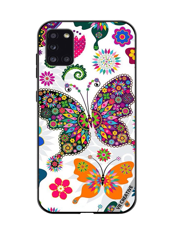 VR CREATIVE Protective Case Cover For Samsung Galaxy A31 Butterflies Design Multicolour - Image 1