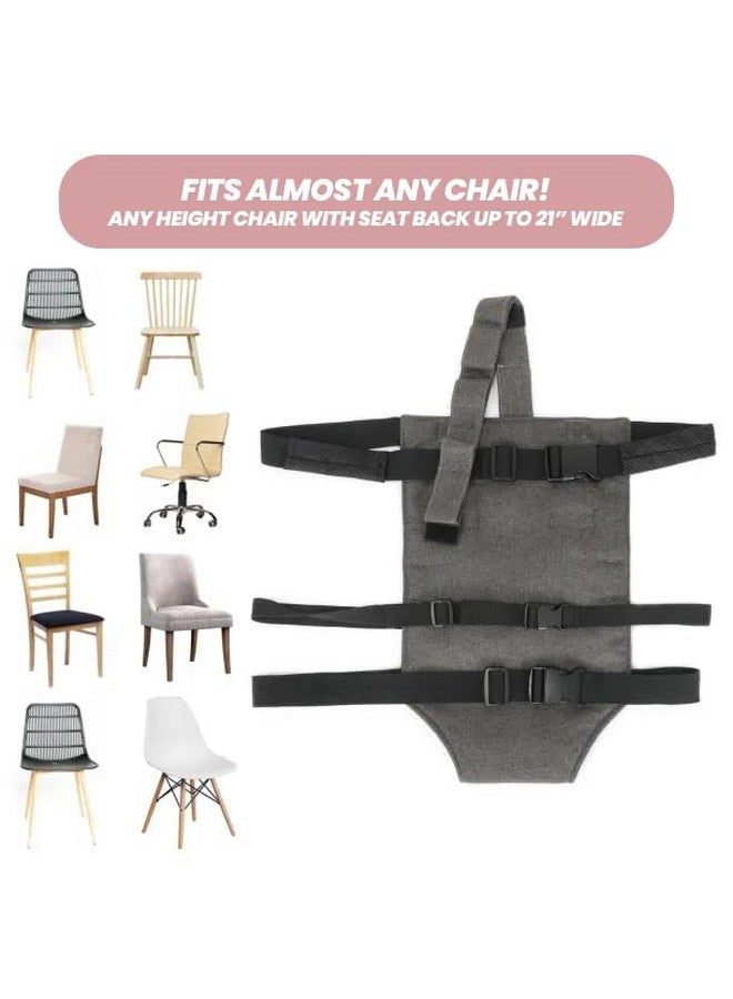 Zomee Portable Travel Highchair Harness - Universal Fit for Dining Chairs - Compact, Foldable, and Easy-to-Clean Baby Feeding Seat - Ideal for Home, Dining Out, and Travel - Image 2