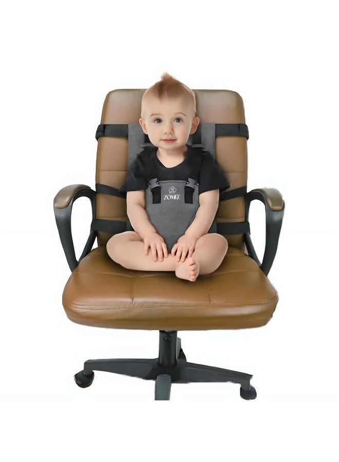 Zomee Portable Travel Highchair Harness - Universal Fit for Dining Chairs - Compact, Foldable, and Easy-to-Clean Baby Feeding Seat - Ideal for Home, Dining Out, and Travel - Image 1
