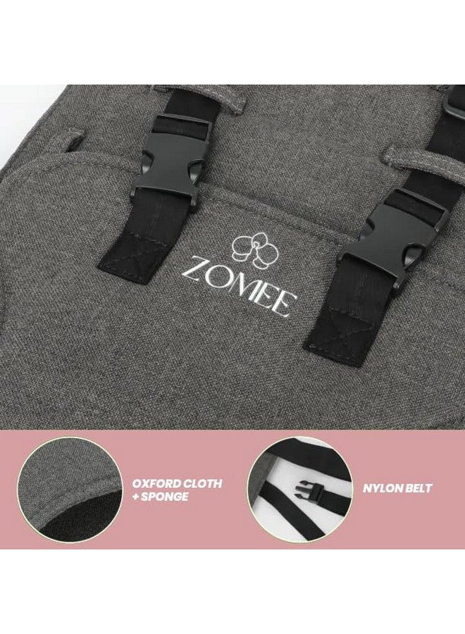 Zomee Portable Travel Highchair Harness - Universal Fit for Dining Chairs - Compact, Foldable, and Easy-to-Clean Baby Feeding Seat - Ideal for Home, Dining Out, and Travel - Image 4
