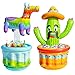PARENTSWELL 475 Drink Cooler for Parties 2 Pack Inflatable Cactus Ice Bucket for BBQ Bachelorette Supplies Pool Party Picnic Floating Cooler for Hawaiian Luau Tropical Summer Party Decorations - Image 3