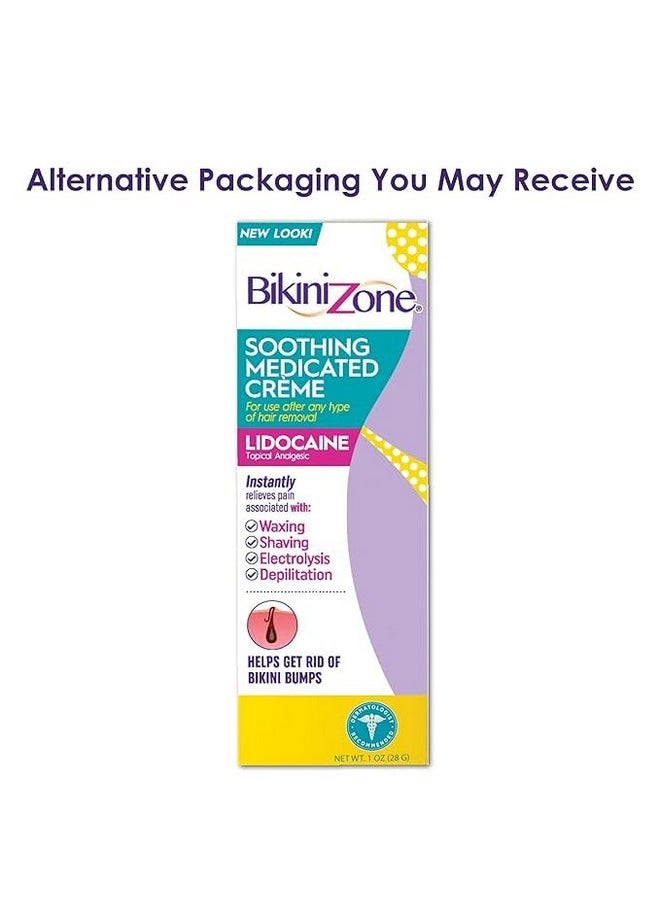Bikini Zone Bikini Zone Medicated After Shave Crème with Soothing Lidocaine, 1 Oz, 2 Pack  - Image 2