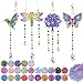 WethCorp Diamond Painting Arts and Crafts for Kids Ages 812Birthday Gifts for 6 7 8 9 1012 Year Old Girls Diamond Art Kits for Adults Teen Girl Gifts Trendy Stuff Wind Chimes Home Decor 4 PCS - Image 3