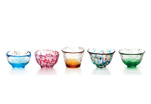 ADERIA Tsugaru Biidoro Mini Glass Set Glass Five Different by Aderia - Image 3