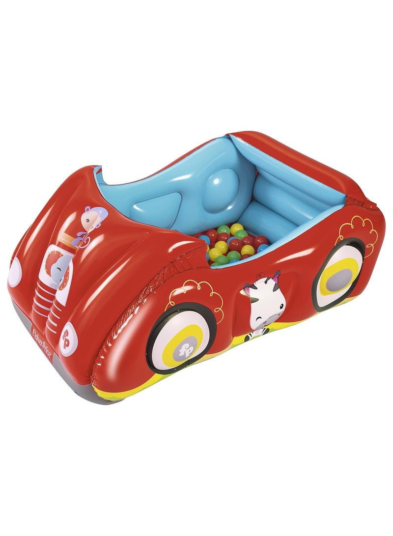 Bestway Bestway Fisher-Price 1.19m x 79cm x 51cm Race Car Ball Pit - Image 2