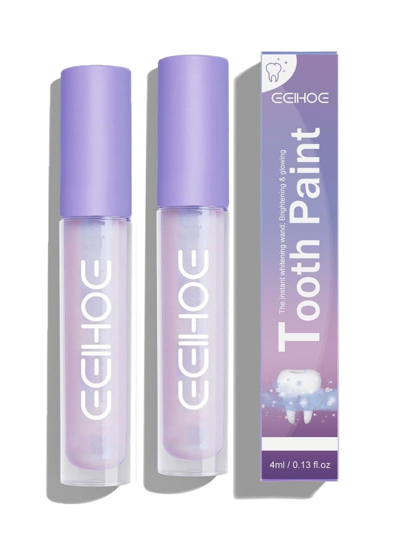 KASTWAVE KASTWAVE Tooth Gloss, 2 Pcs Purple Teeth Whitening, Tooth Stain Removal, for Tooth Stain Removal, Instant Gloss Results, Fast Removes Years of Stains  - Image 1