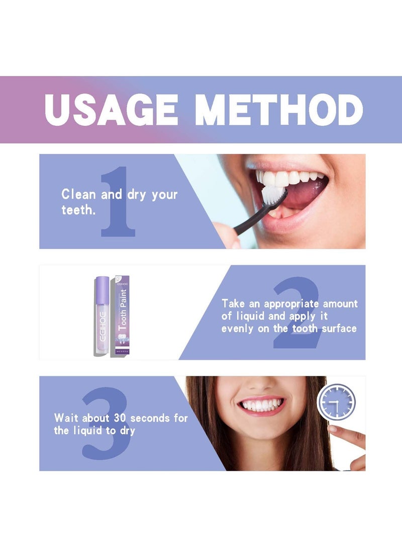 KASTWAVE KASTWAVE Tooth Gloss, 2 Pcs Purple Teeth Whitening, Tooth Stain Removal, for Tooth Stain Removal, Instant Gloss Results, Fast Removes Years of Stains  - Image 2