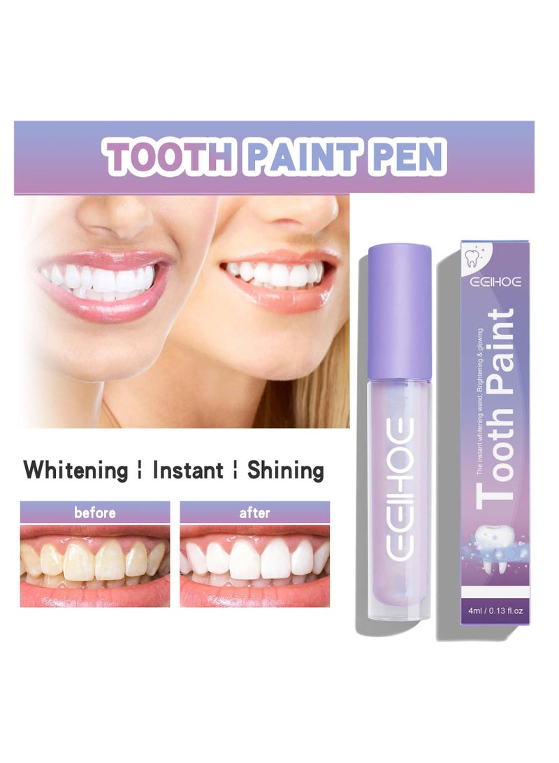 KASTWAVE KASTWAVE Tooth Gloss, 2 Pcs Purple Teeth Whitening, Tooth Stain Removal, for Tooth Stain Removal, Instant Gloss Results, Fast Removes Years of Stains  - Image 4