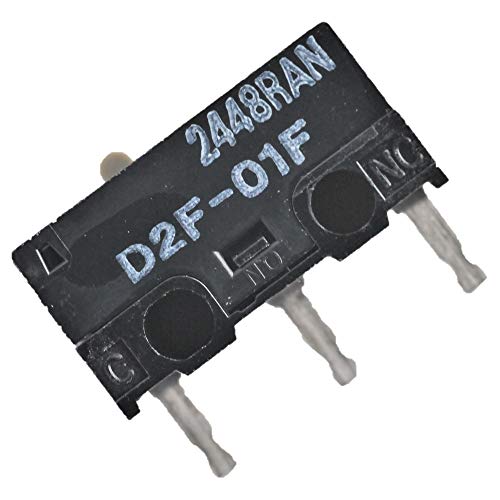 Omron Pack of 4 OMRON D2F-01F Microswitch SPDT Subminiature Compatible Mouse Switch - Image 1