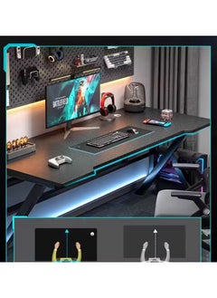 NKX Ergonomic K Shaped Gaming Desk Computer Desk Writing Desk 140 CM  - Image 3