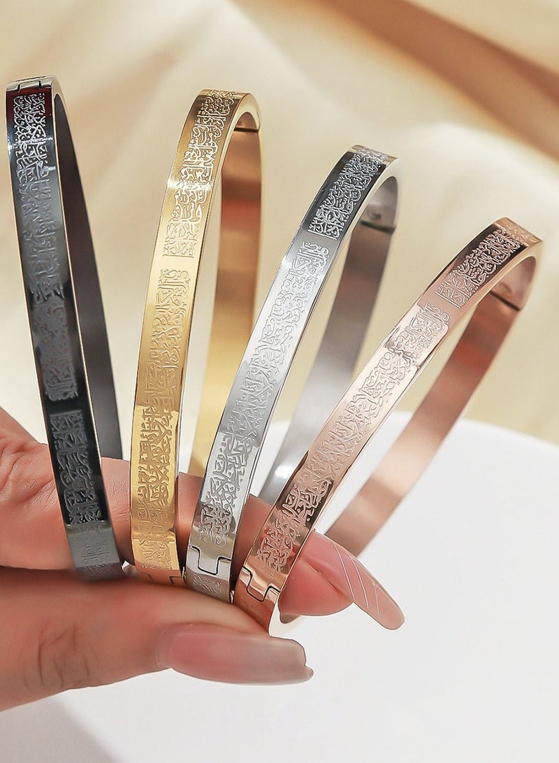 Mark Fairwhale Titanium Steel Bracelet With Creative High-End Feel And Color Retention For Men And Women  - Image 2