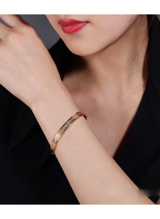 Mark Fairwhale Titanium Steel Bracelet With Creative High-End Feel And Color Retention For Men And Women  - Image 3