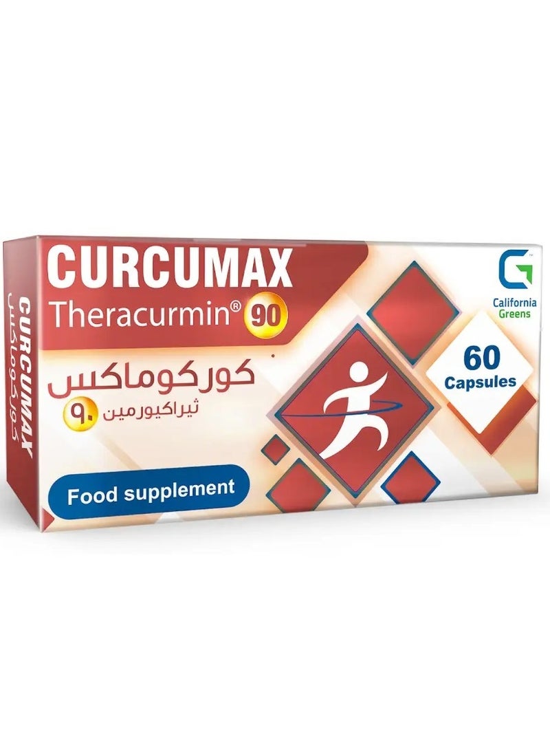 California Greens - California Greens Curcumax 90 mg 60 Capsules - Image 1