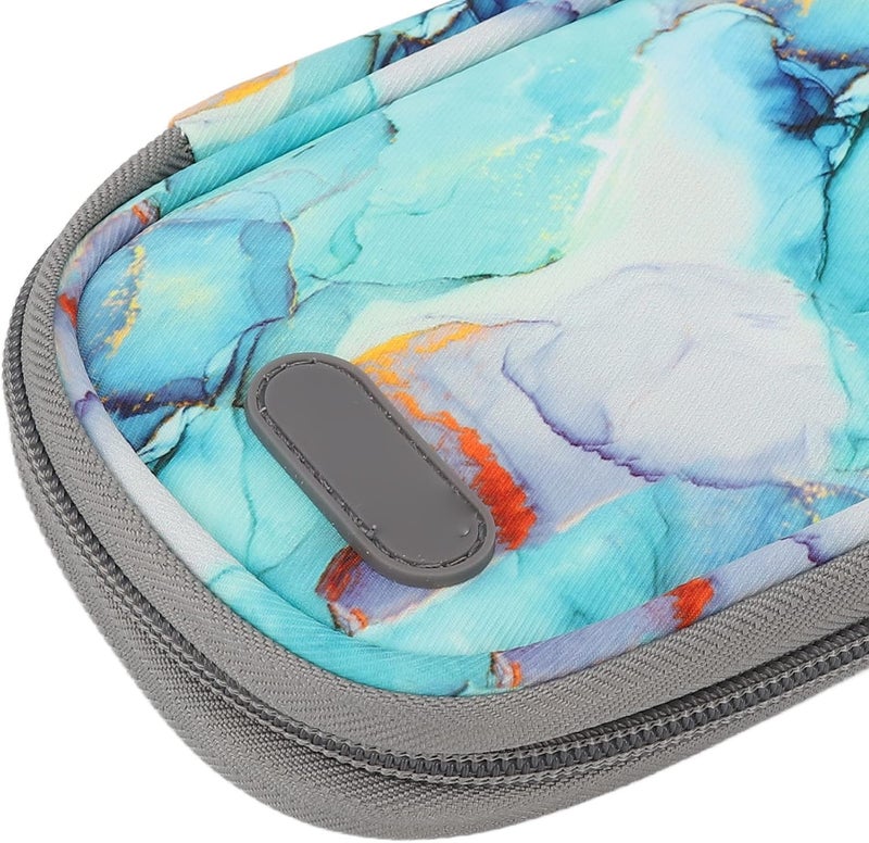 klarako Insulin Cooler Travel Case, Diabetic Insulated Cooling Bag Diabetic Travel Case Bag Porfessional Travel Portable Diabetic Cooling Case for Insulin Pens, Glucose Meter and Other Diabetic(Marble Green) Marble Green - Image 5