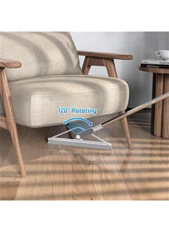 MIXDE ® Floor Squeegee, Rubber Squeegee Broom with Handle Adjustable, for Shower Doors Glass Window Wipers Brush for Glass Doors, Bathroom, Mirrors, Windows Cars and Tile Walls  - Image 3