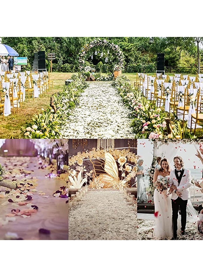 ocharzy 1000pcs Rose Petals Artificial Silk Flower Rose Petals for Wedding Decorations Romantic Night Valentines Day Parties Events Champagne Like Pink - Image 4