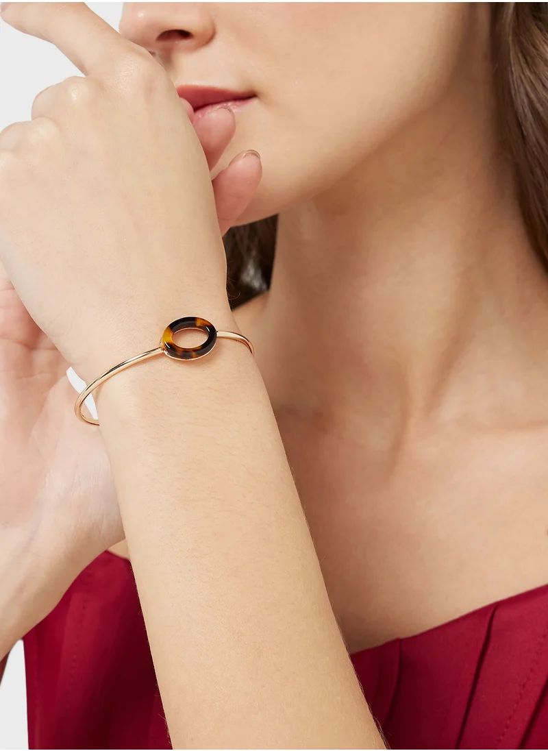 ELLA Oval Design Cuff Bangle
