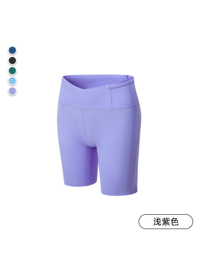 High Elastic Quick-drying Sports Tight Pants For Men's Outdoor Fitness Marathon Training High Waist Five-point Racing Compression Shorts For Women