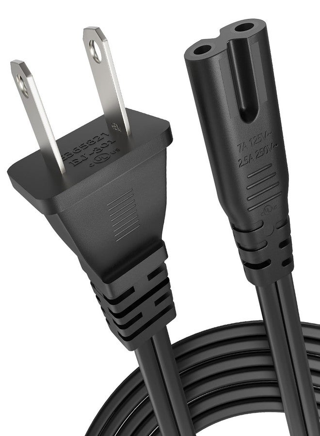 Bicmice AC Power Cord for PS5 PS4 PS3 PlayStation 4 Slim,Xbox One S/X,TV Power Cable for Samsung LG TCL Roku Toshiba LED LCD TV,HP - Image 1