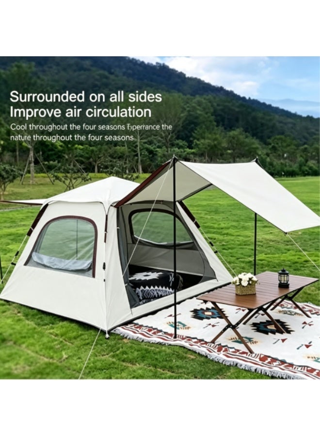 Arabest Large Family Camping Tent with Canopy, Instant Pop Up Tent for 6-8 Person Capacity, Easy Setup Dome Tent, Portable Camping Tent for Outdoor and Backpacking Beaches - Image 3