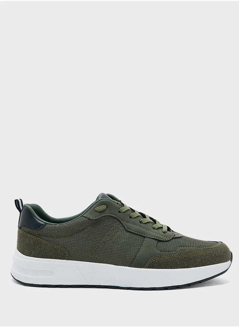 Robert Wood Casual Mesh Sneakers