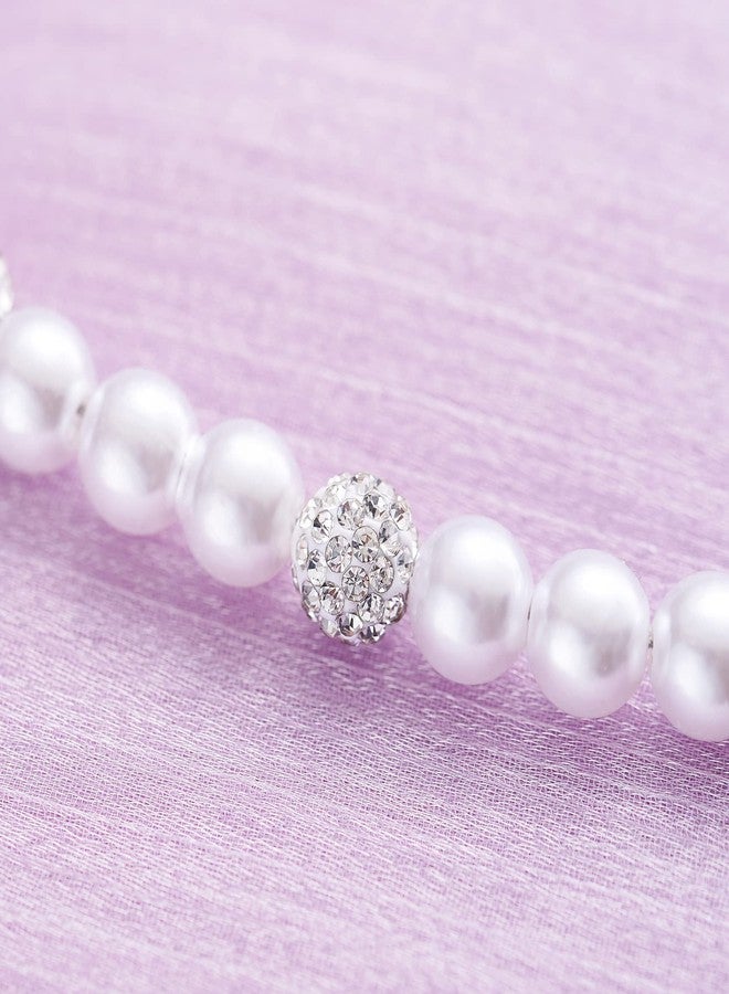 LParkin Flower Girl Bracelet Flowergirl Pearl Bracelet Flowergirl Gift Jewelry (Bracelet) - Image 5