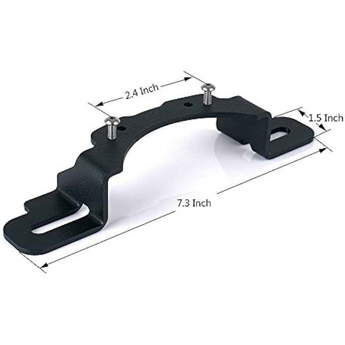 Xprite 4 Inch Led Fog Light Mounting Bracket Adapter Compatible With 20132018 Jeep Wrangler Hard Rock Rubicon X 10Th Anniversary Editions - Image 3