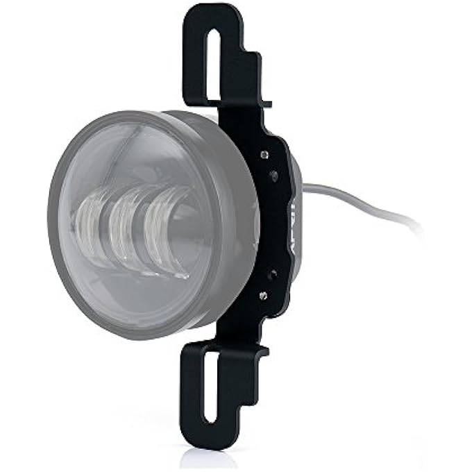 Xprite 4 Inch Led Fog Light Mounting Bracket Adapter Compatible With 20132018 Jeep Wrangler Hard Rock Rubicon X 10Th Anniversary Editions - Image 2