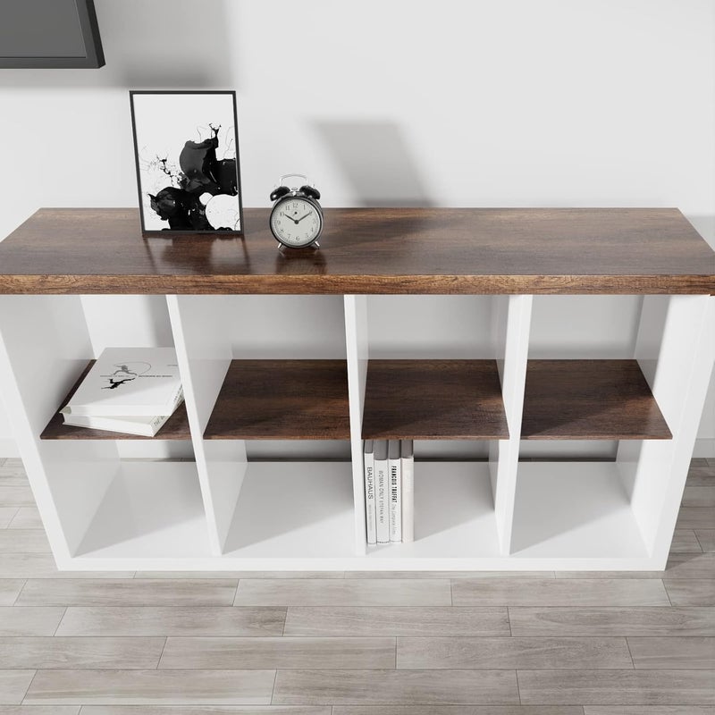 Decotalk ورق لاصق خشبي 30"×400"، ورق جدران خشبي للمطابخ، ورق جدران خشبي لغرفة النوم، ورق لاصق خشبي قابل للإزالة بني، ورق لاصق خشبي بمظهر مطفي - Image 4